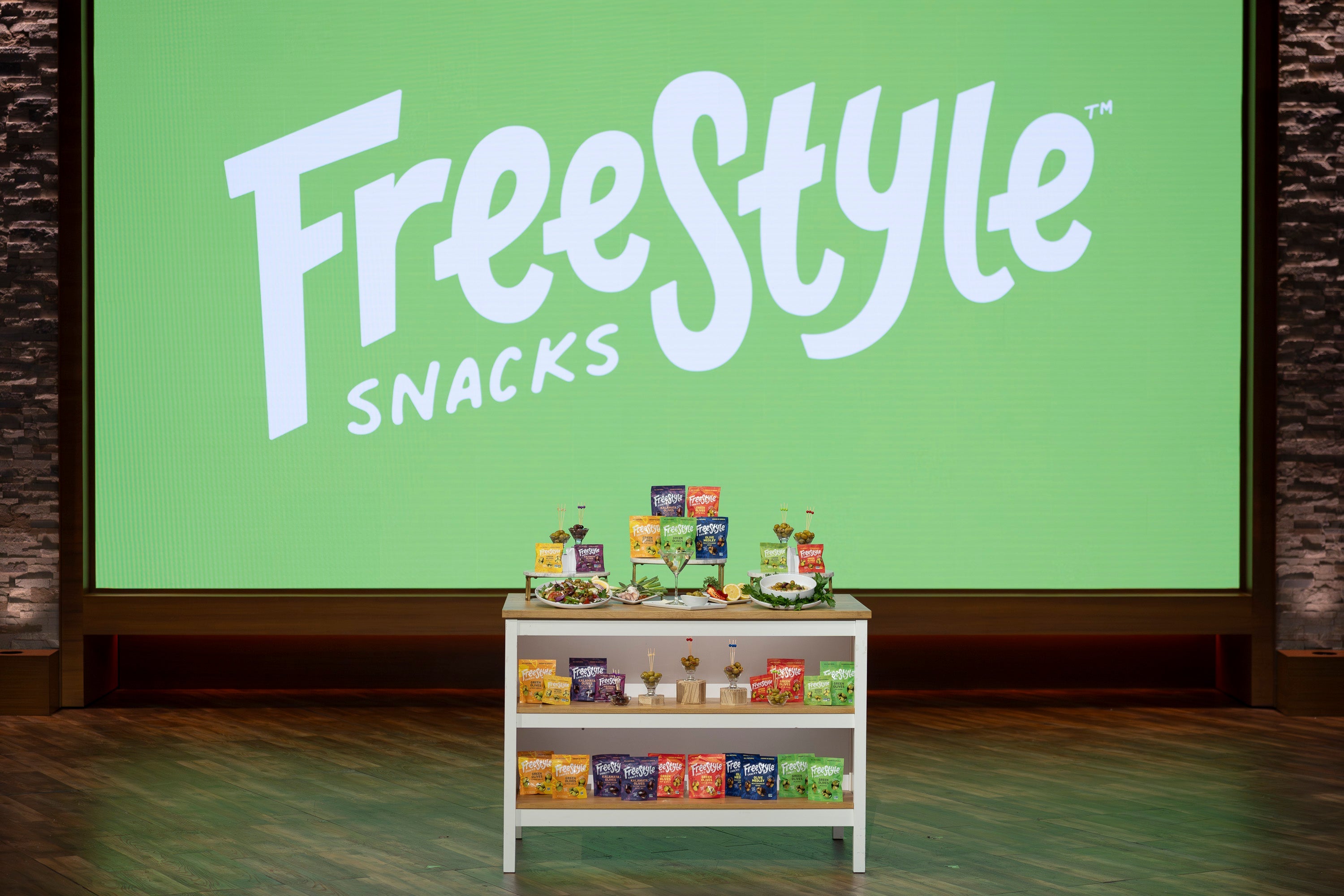 Nikki Seaman presenting Freestyle Snacks on Shark Tank