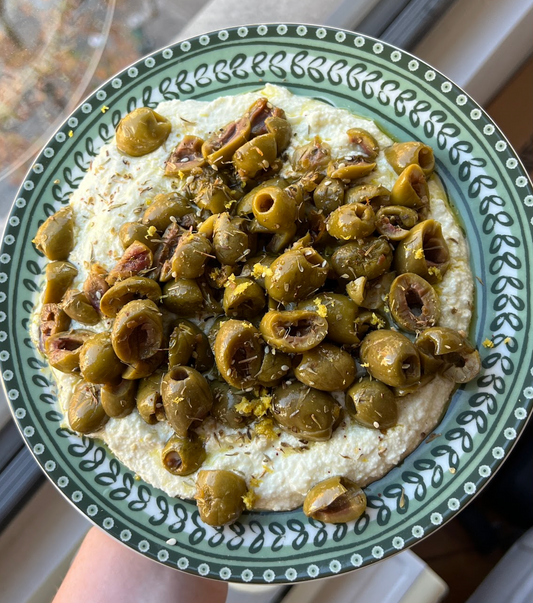 Toasted Olives & Whipped Feta