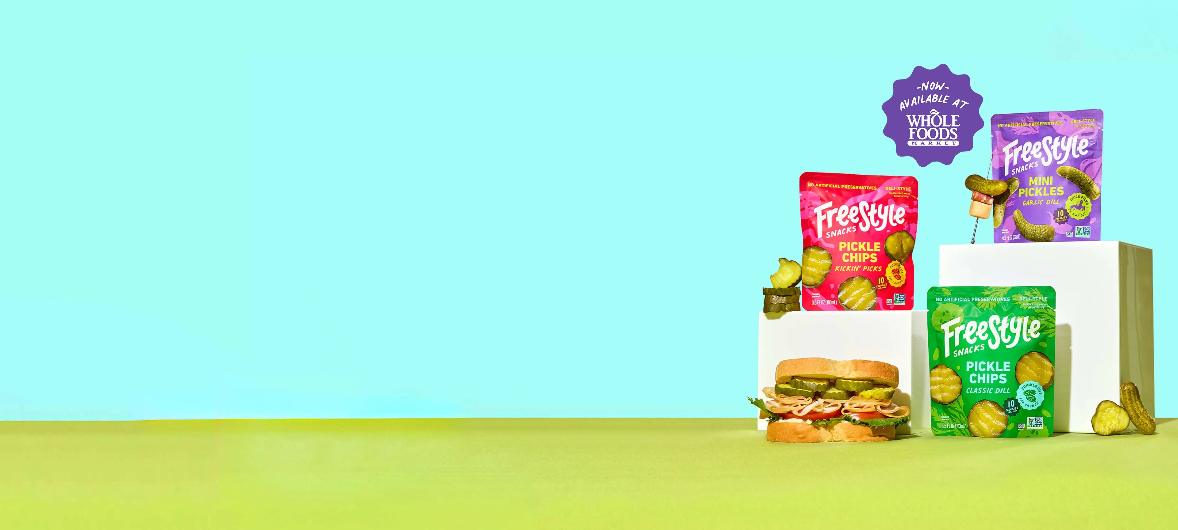 Freestyle Snacks Pickles Packaging