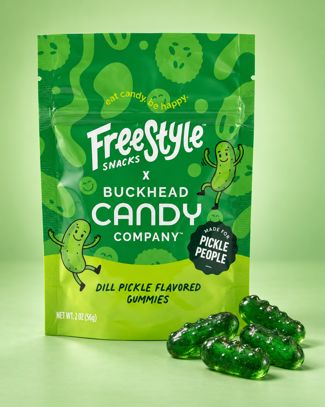 Dill Pickle Flavored Gummies – 5-Pack Gift Box