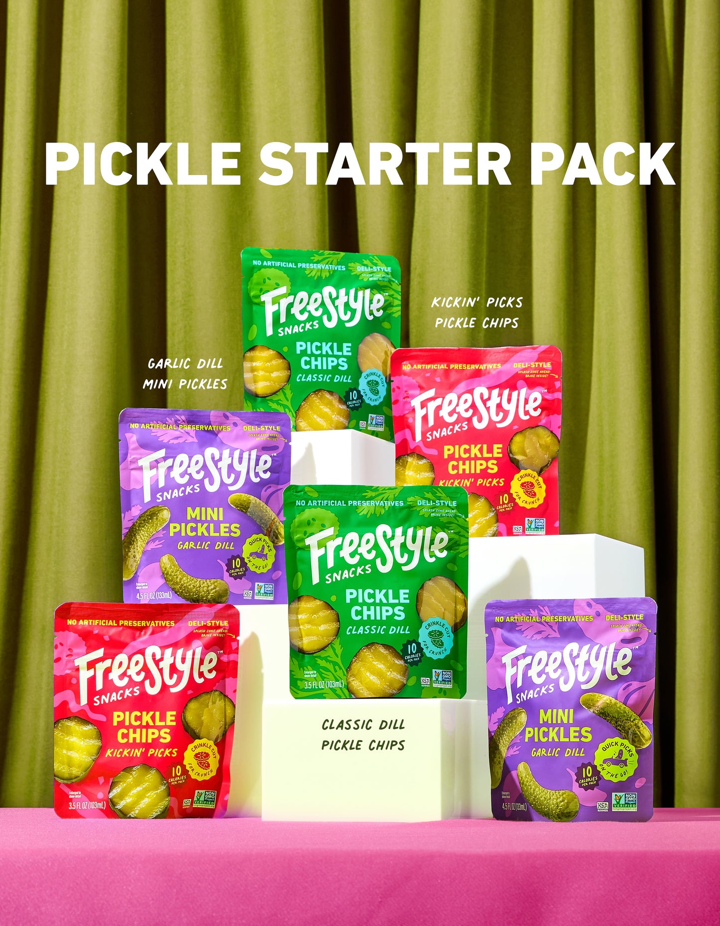 Freestyle Snacks Pickle Starter Pack