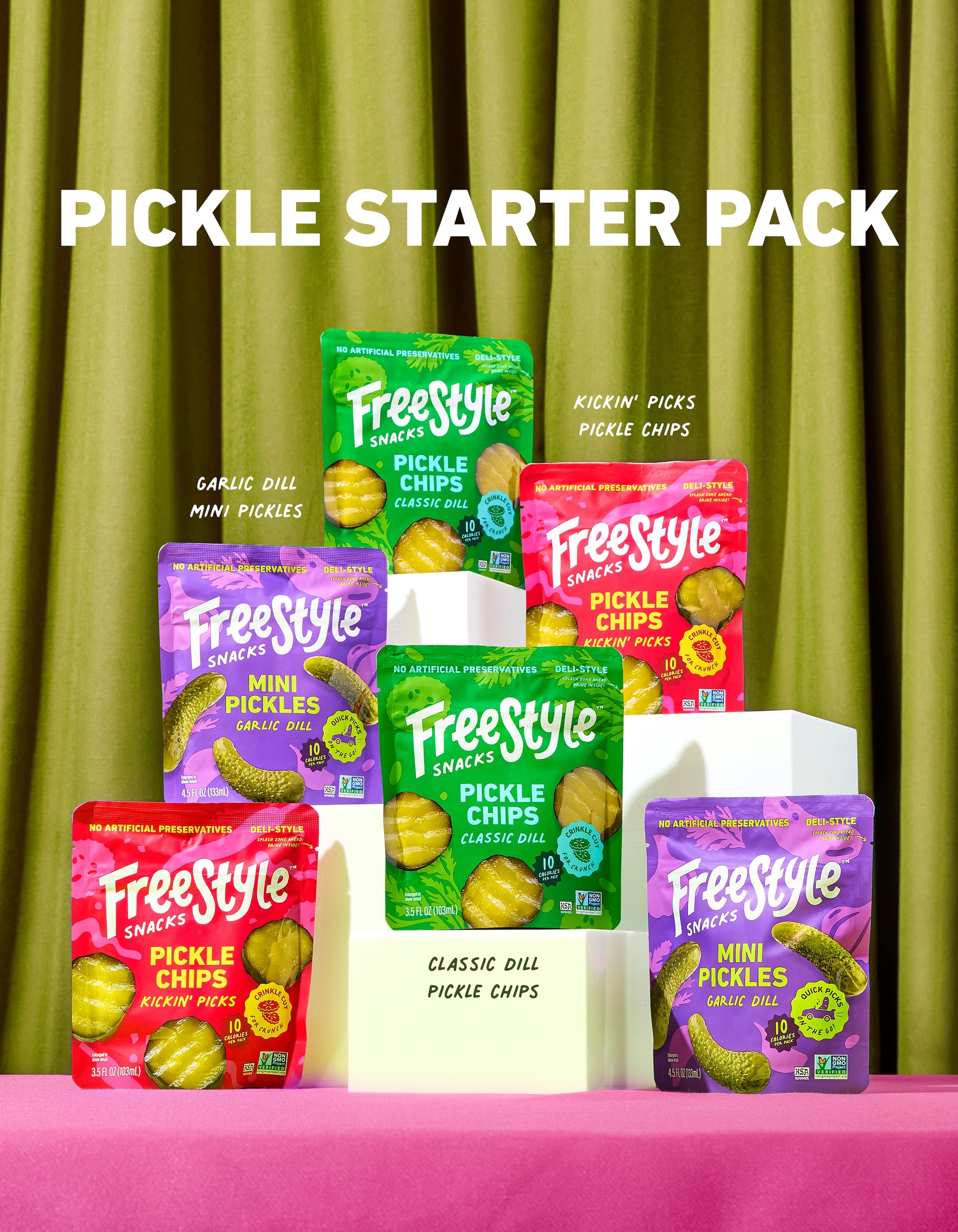 Freestyle Snacks Pickle Starter Pack