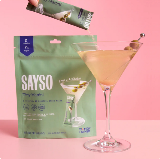 FREE GIFT: SAYSO Dirty Martini Cocktail Sticks (8 Count)