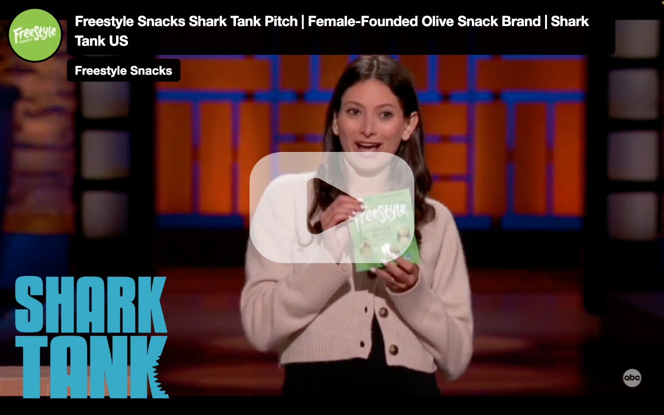 Load video: Nikki Seaman on the set of Shark Tank